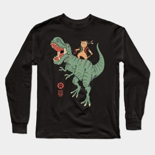 T-Rex Catana Cat Long Sleeve T-Shirt